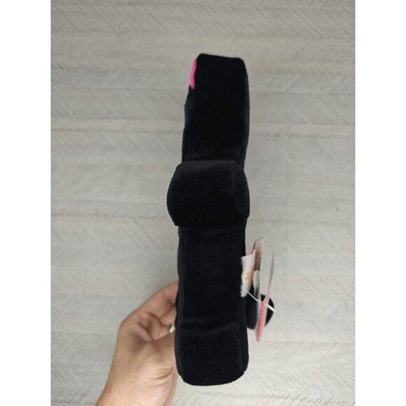 Russ Berrie Black Cat 9" Plush Halloween Stuffed Animal Embroidered New With Tag - Picture 6 of 7